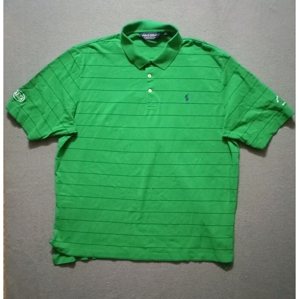 Polo Golf Ralph Lauren XXL Green Blue NRP 2010 Bluegrass Junior AJGA